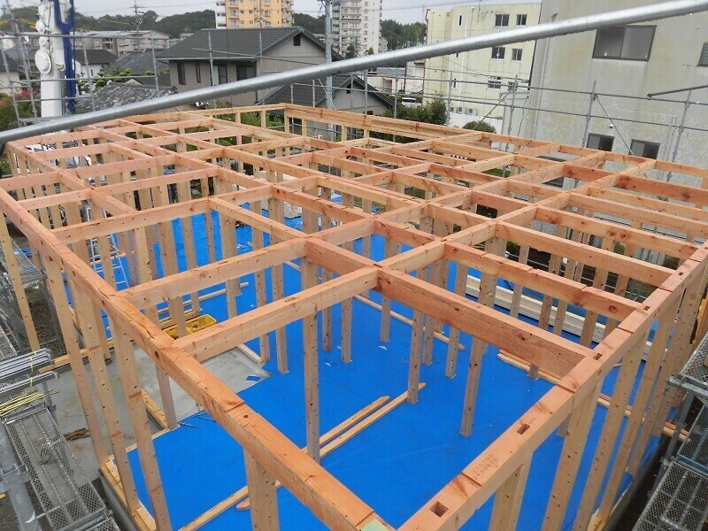 浜松市中区富塚町にてⅠ様邸上棟しました